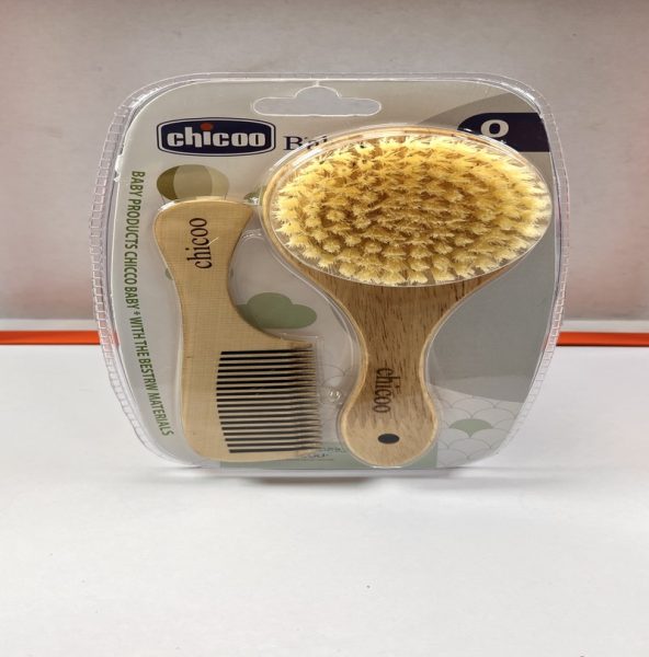 ست شانه و برس چوبی چیکو